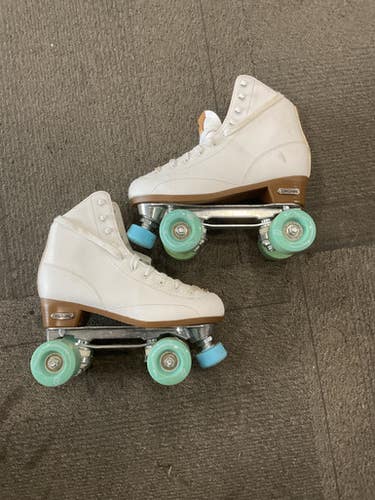 Used Rollerderby Cruze Xr Senior Roller Quad Skates White Senior 9 11614-s000238660