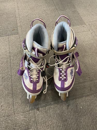 Used K2 Annika Junior Rec Fitness Skates Purple Adjustable 11614-s000238618