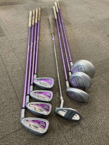 Used Macgregor Tourney Mt Jr Womens Package Set Rh Purple 8 Piece 11614-s000238614