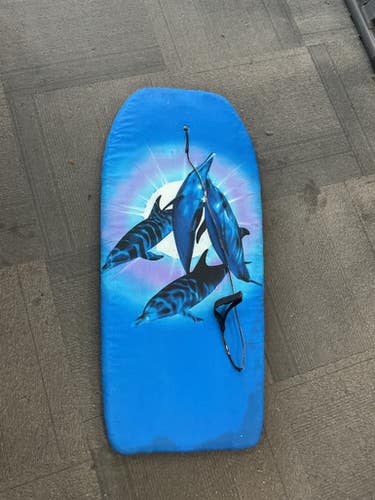Used Boogie Board Fish Body Board Royal Blue 52" 11614-s000238611