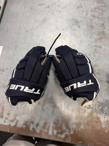 Used True Xc9 Junior Gloves Navy Blue 10" 11337-s000489681