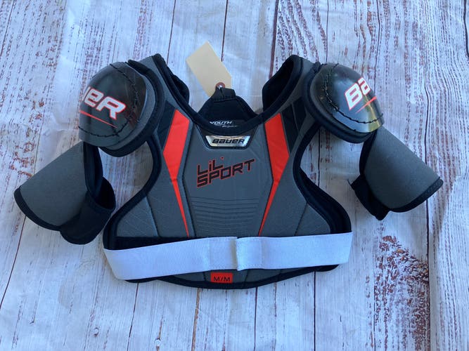 Medium Youth Bauer Lil Sport Shoulder Pads (Used)