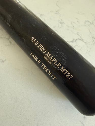 Old Hickory Pro Maple MT27 Pro BBCOR Certified Bat (-3) 30 oz 33" (Used) Mike Trout