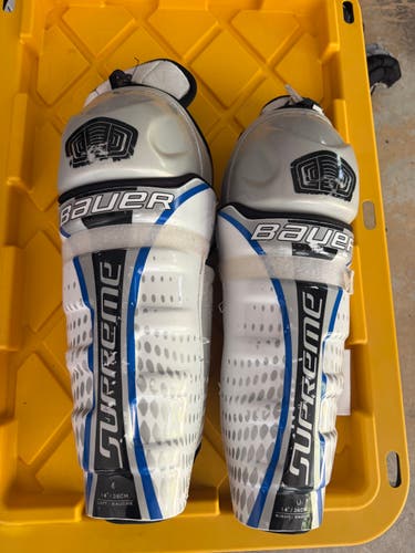 Senior Bauer Supreme One55 14" Shin Pads (Used)