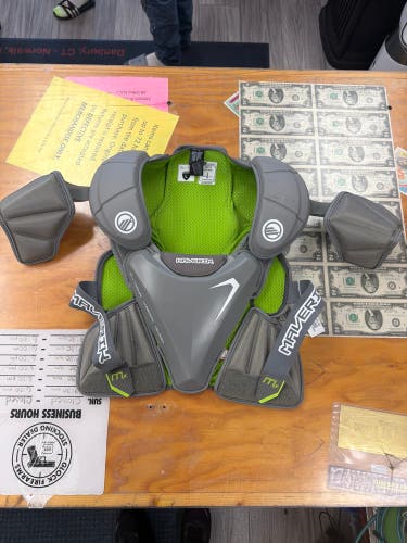 Large Adult Maverik MX Shoulder Pads (Used)