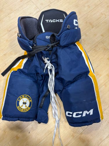 Blue Senior Small CCM 85C Hockey Pants Pro Stock (Used)