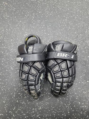Used Brine CLUTCH ELITE Lacrosse Gloves Mens Black 13" 11849-S000041078