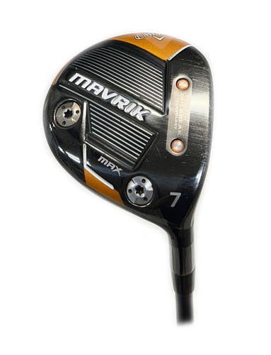 Callaway Mavrik Max 21* 7 Fairway Wood Graphite UST Mamiya Helium 5F2 Senior