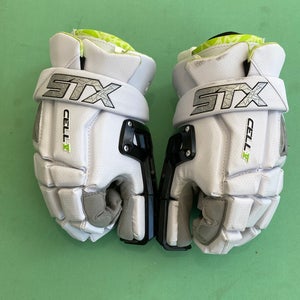 Used STX Cell V Goalie Lacrosse Gloves | GREAT CONDITION