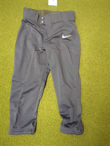 Nike Girls Navy Softball Pants XS (2683)
