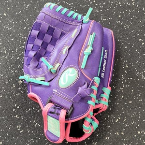 Used Rawlings SCSB115PU BB/SB Glove RH Throw Purple 11 1/2" 11849-S000040991
