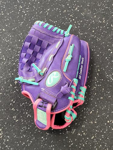 Used Rawlings SCSB115PU BB/SB Glove RH Throw Purple 11 1/2" 11849-S000040991