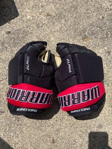 Warrior Alpha Pro Gloves 14" Pro Stock (Used)