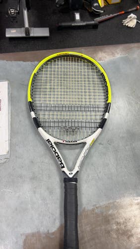 Used Babolat Drive Z118 Adult Tennis Racquet Yellow 4 1 4" 11337-s000445879