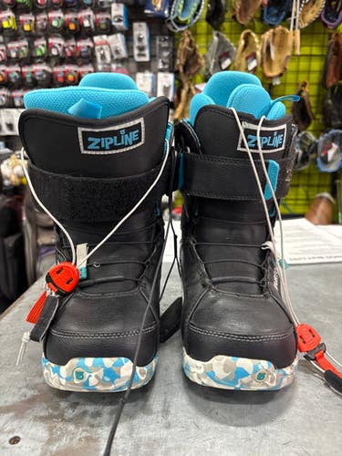 Used Burton Boots Boys Snowboard Boots Black Junior 06 11337-s000475926