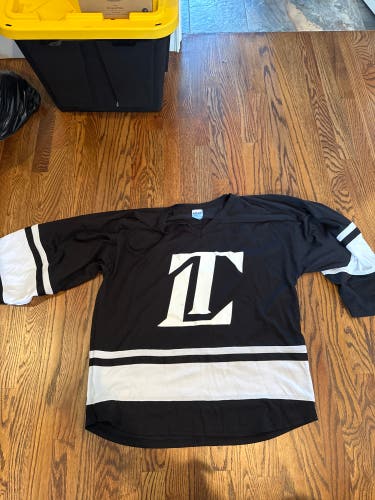 Topline Hockey Black Large Men's Jersey (Used)