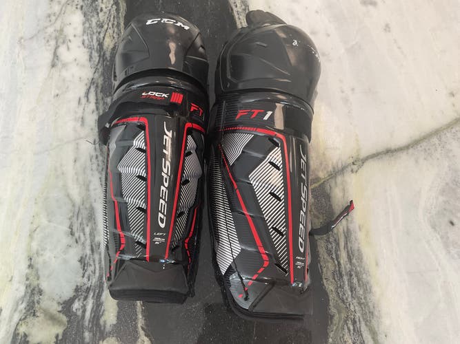Senior CCM JetSpeed FT1 15" Shin Pads (New)