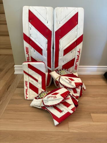 33" 2024 True HZRDUS 7x4 Regular Goalie Full Set (Used)