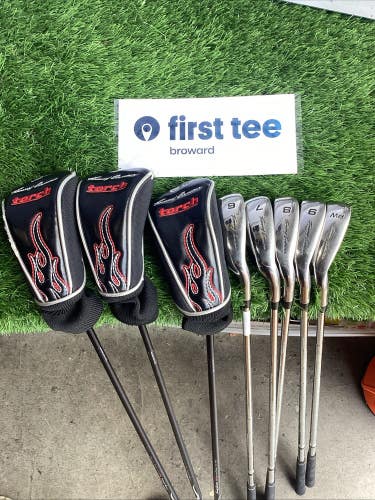 Tommy Armour Torch Hybrids & Irons Set 3-PW Uniflex Shafts