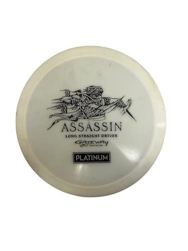 Used Gateway Platinum Assassin 177g Disc Golf Driver White 11692-s000152893