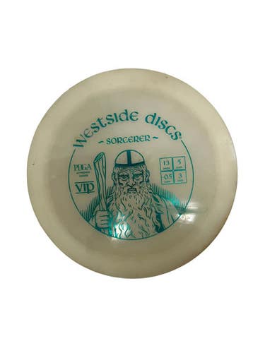 Used Westside Vip Sorcerer 171g Disc Golf Driver White 11692-s000152892