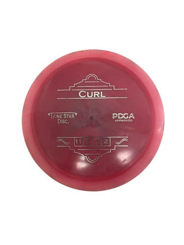 Used Lone Star Disc Curl 173g Disc Golf Driver Pink 11692-s000152880