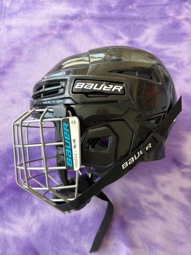 Black Medium Bauer IMS 5.0 Helmet (Used)