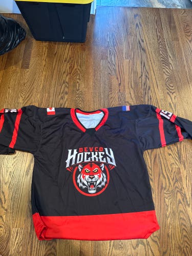 DevCo Hockey Black XL Men's Jersey (Used)