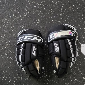 Used CCM 4R Junior Gloves Black 10" 11849-S000040998