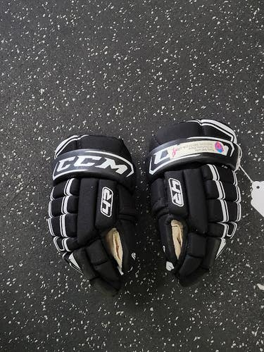 Used CCM 4R Junior Gloves Black 10" 11849-S000040998
