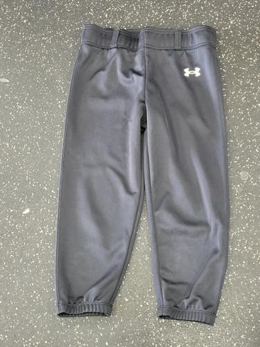 Used Under Armour SOFTBALL BB/SB Pant Girls Black MD 11849-S000040937