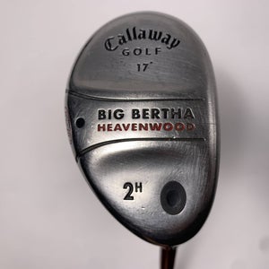 Callaway Big Bertha Heavenwood 2 Hybrid 17* RCH 75w Firm Graphite Mens RH