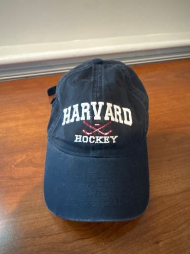Harvard Hockey Black Men's One Size Fits All Hat (Used)
