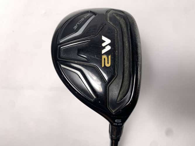 TaylorMade M2 6 Hybrid 28* REAX 55g Senior Graphite Mens RH Undersize Grip