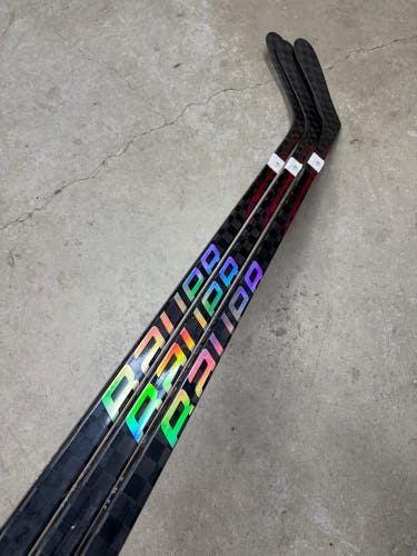 3 PACK 107 Flex Custom P29 Senior Bauer Nexus Sync Left Hand Hockey Stick Pro Stock (New)