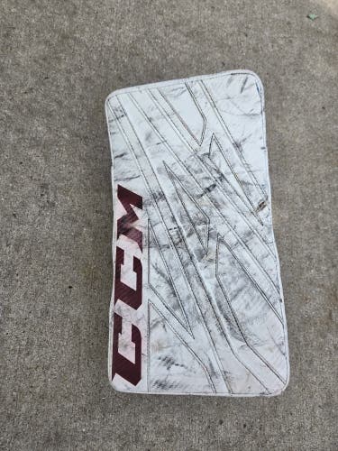 Used Colorado Avalanche Pro Stock Varlamov CCM Eflex 4 Blocker