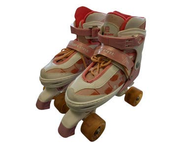 Used Marcent Junior Roller Quad Skates Pink Adjustable 11450-s000523374