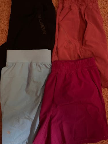4-Pack Mens Medium Lululemon 7” Shorts