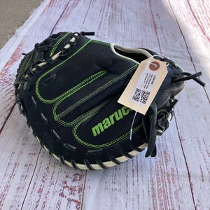 Black Marucci Krewe RH Catcher's Baseball Glove 32.5" (Used)