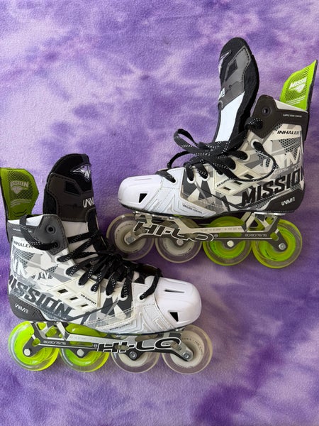 Senior Mission Inhaler WM02 Inline Skates Wide Width Size 8.5 (Used)