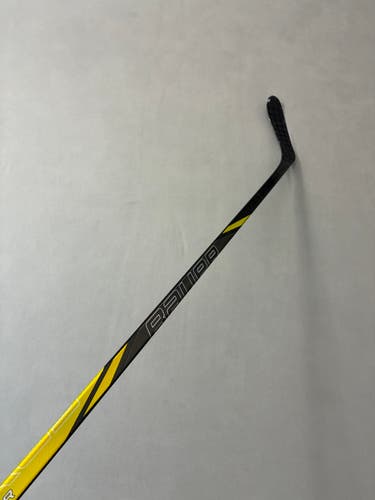Used 77 Flex P28 Senior Bauer Nexus 2N Pro (Tracer dress) Left Hand Pro Stock Hockey Stick - Gold