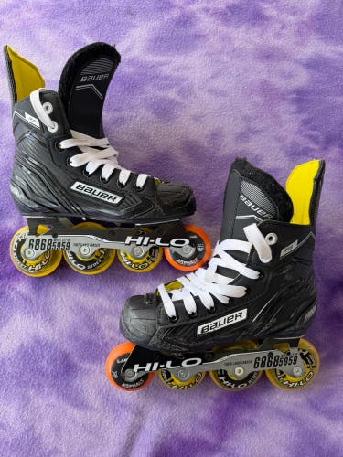 Junior Bauer RS Inline Skates Regular Width Size 1 (Used)