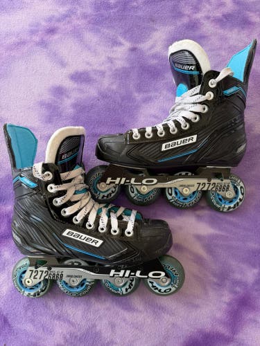 Junior Bauer RSX Inline Skates Regular Width Size 4 (Used)