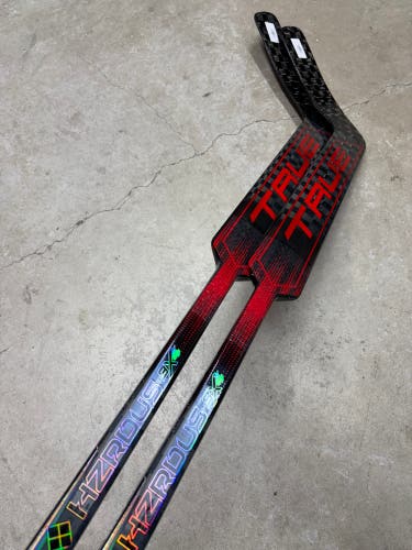 2 Pack True HZRDUS 9X4 Regular Goalie Stick 26.5" Paddle Sogaard NHL Pro Stock (New)