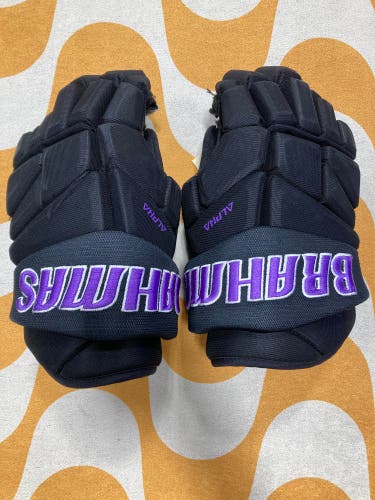 Black Senior Warrior Alpha Pro Gloves 13" (Used)