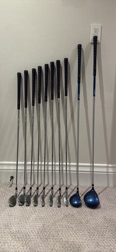 Men's Wilson Ultra Over Drive Right Handed Clubs (Full beginner set) (3-PW, Driver, 5 wood) (Used)