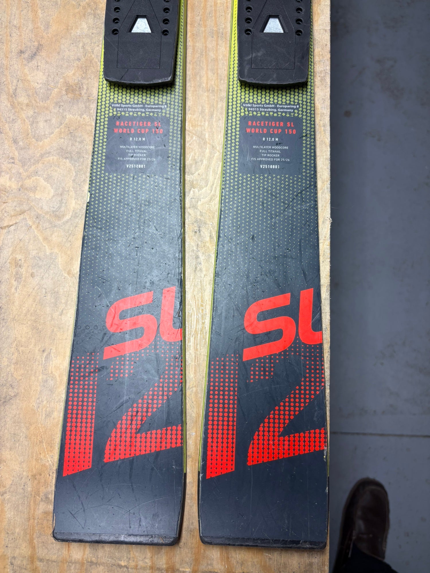Volkl Racetiger World Cup SL 150 cm | SidelineSwap | Buy and Sell 