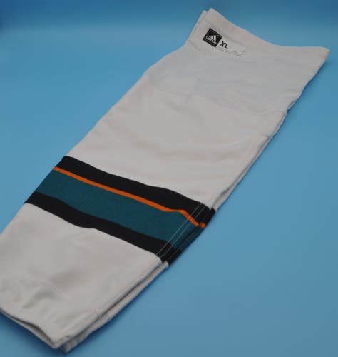 San Jose Sharks Adidas Game-Worn Socks XL