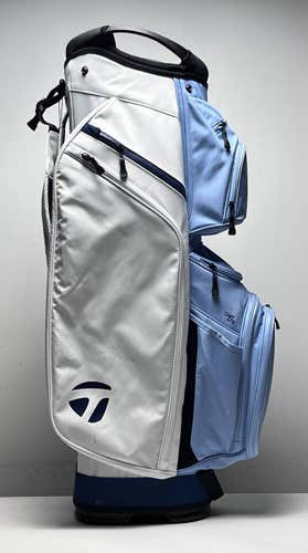 TaylorMade Cart Lite Cart Bag Light Blue 14-Way Divide Strap Ladies Golf Bag