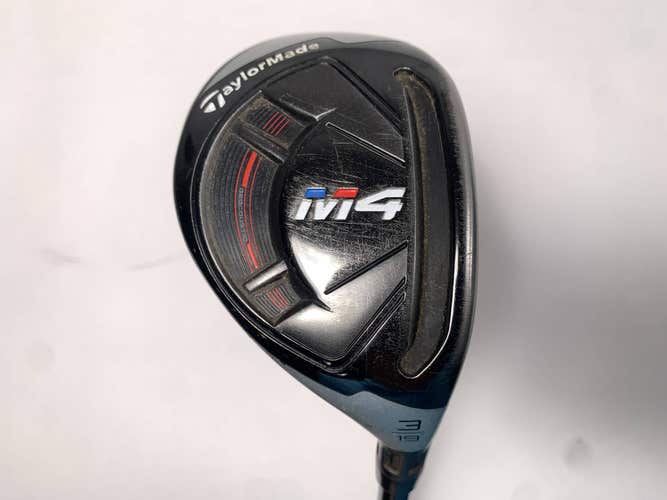 TaylorMade M4 3 Hybrid 19* Fujikura Atmos Red 6R Regular RH Midsize Grip